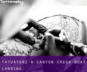 Tatuatori a Canyon Creek Boat Landing