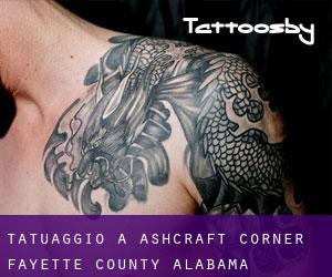 tatuaggio a Ashcraft Corner (Fayette County, Alabama)