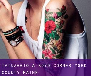 tatuaggio a Boyd Corner (York County, Maine)
