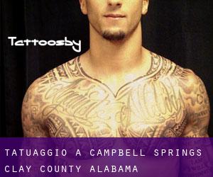 tatuaggio a Campbell Springs (Clay County, Alabama)
