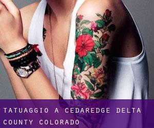 tatuaggio a Cedaredge (Delta County, Colorado)