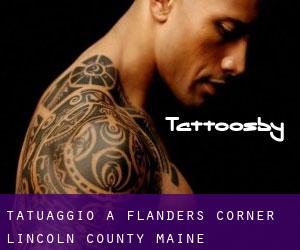 tatuaggio a Flanders Corner (Lincoln County, Maine)