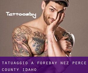 tatuaggio a Forebay (Nez Perce County, Idaho)