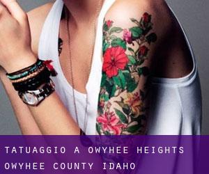 tatuaggio a Owyhee Heights (Owyhee County, Idaho)