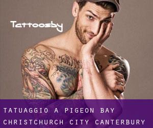 tatuaggio a Pigeon Bay (Christchurch City, Canterbury)